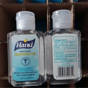 60ml Octagonal Bottle Hand Sanitizer Quick drying Disinfection Hand free Alcohol Transparent Hand Sanitizer