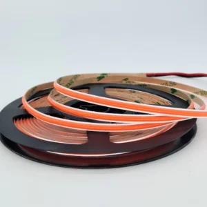 620-625nm Deep Red COB LED Strip 480 LEDs/m DC24V 5mm Ultra-Narrow IP20 Strip LED Light for Safety & Alert Lighting