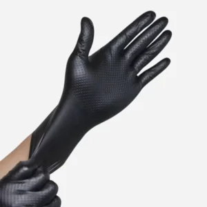 6mil Nitrile Gloves Customizable Smooth Texture Food Grade 100 Box Black Vinyl Nitrile Latex Free Disposable