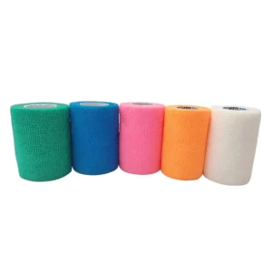 7.5cm*4.5m Cohesive Bandages Nonwoven Fabric Cohesive Bandage Pet Latex Easy Tear Bandage Cohesive Vet Wrap