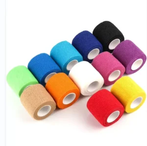 7.5cm Self Adherent Wrap Sports Tape Polyester Cohesive Football Bandage Grip Sock Wrist Knee Ankle Support Horse Leg Guard Pet