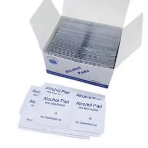 70% Alcohol Prep Pads 100pcs Sanitizing Wipes Alcohol Pad for Wound Care & Sterilization Isopropanol Cotton Pads Customizable