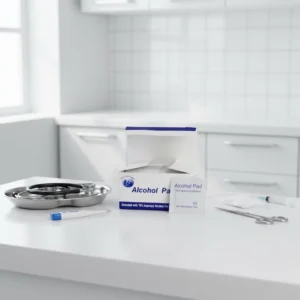 70 Disposable Individual Wrap Medical Sterile Alcohol Prep Pads Daily Use for Home Travel Box Tissue Style
