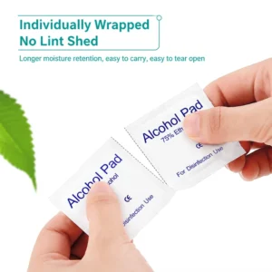 70% Isopropyl Alcohol Swab Sterile Medical Alcohol Pad Disposable Skin Preparation Wipe OEM Factory