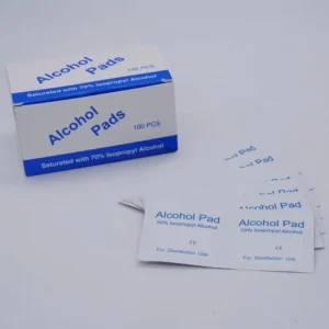 70% Isopropyl Alcohol Swabs Electronics Cleaning Disposable Non Woven Pads for Cell Phone 3x6cm