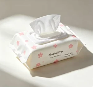 70 Pcs Alcohol Free Disinfect Baby Wipes Effective Germ Removal for Kids Hand & Body Daily Use Household Spunlace Material