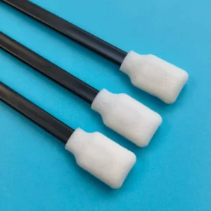 707 Black Handle Sponge Swab Car Cleaning Detailing Swab Rectangular Foam Tip Printer Cleaning Swab