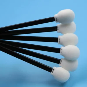 708 Black Handle Big Round Head Sponge Swab Car Cleaning Detailing Swab Circular Foam Swab for Printer Cleaning