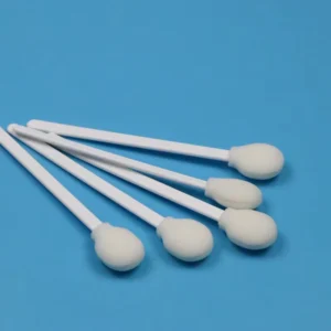 708 White PP Stick Big Round Head Medical Sponge Swab Medical Devices Cleaning Soft Foam Tip Swab Applicator