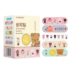 72x19mm Kids Baby Cartoon Adhesive Bandage Wound Plaster Band Aid