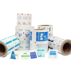 73g 110g Medical Alcohol Swab Gauze Sachet Aluminum Foil Packaging Paper