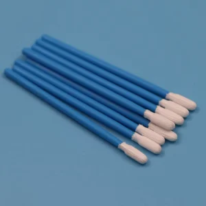 743 Green Handle Precision Cleaning ESD Polyester Swab Lint Free Cleanroom Swab for Electronics Cleaning