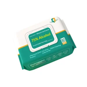 75% Alcohol Antiseptic Wet Wipes Large Pack 80 Sheets (180X130mm) Extra Thick Household Hygiene Cleaning Wet Wipes