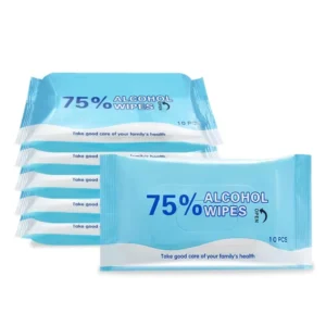 75% Alcohol Non woven Fabric Disinfecting Wet Wipes Hand Surface Hygiene Cleaning Antibacterial Wipes