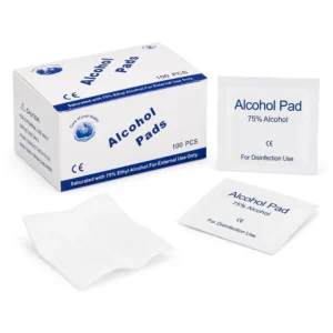 75% Alcohol Pads Disposable Disinfecting Wipes Individually Wrapped 75% Ethyl Alcohol Sanitizing Prep Pads for Daily Needs