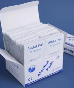 75% Alcohol Pads Dry Rapidly Without Stickiness With Scientifically Blended Concentration
