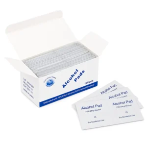 75% Alcohol Pads Individually Wrapped Disposable Disinfecting Wipes 75% Ethyl Alcohol Sanitizing Wipes for Phone Surfaces