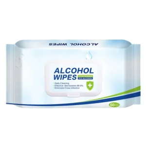 75% Alcohol Wet Wipes 60 Sheets Household Hygiene Cleaning Disinfection Sterilization Alcohol Wet Wipes