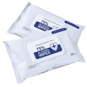 75% Alcohol Wipes Eco Friendly Antibacterial Cleaning Wipes High Quality Individually Wrapped