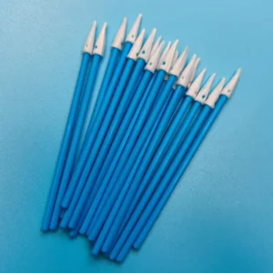 750 Blue Handle Lint Free Sponge Swab Cleanroom Swab Precision Foam Tip Swab Detailing Swab for Car Cleaning