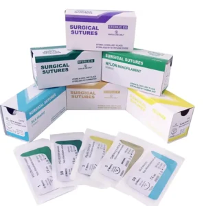 75cm Surgical Sutures PGA Suture Vicry Polyglactin Nylon Surgical Suture 2/0 3/0 1/0 0