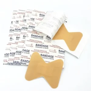 76x45mm Large Butterfly Shaped PVC Band Aid Elastic Waterproof and Breathable PE Factory Direct Sale Safety Feature