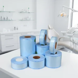 8′ 10” 12” 14” 16” Inch EO Sterilization Reel Paper Material Dental Tools Pouch Roll Medical Grade Paper Heat Sealing