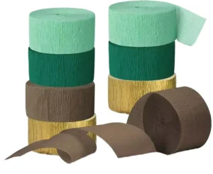 8 Rolls Colorful Crepe Paper Streamers Party Ribbon Wedding Roll Paper Streamer Backdrop Birthday Party Paper
