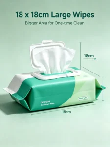 80 Sheets Big Size 75% Isopropyl Alcohol Sanitizing Wipes Disposable Custom Private Label for Home