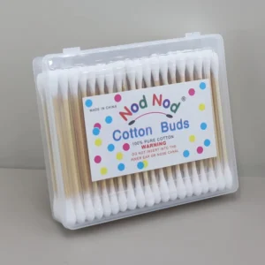 80pcs Bamboo Stick Cotton Swabs Ear Cleaning Cotton Ear Buds