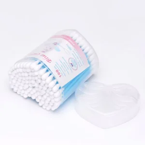 80pcs Disposable Medical Grade Plastic Cotton Swabs Eco Friendly Ear Cleaning Cotton Buds for Personal Hygiene & First Aid Use