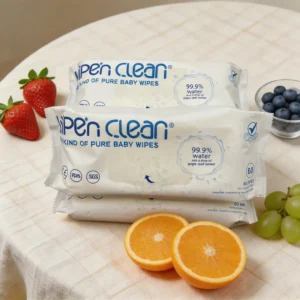 80pcs Eco Friendly Organic Biodegradable Bamboo Sensitive Skin Hand Cleaning 100% Natural Baby Wet Wipes
