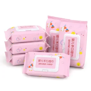 80pcs Hypoallergenic Organic Eco Friendly Biodegradable Sensitive Skin High Quality Baby Wipes Organic