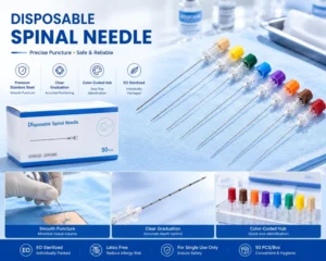 8G 27G Medical Spinal Anesthesia Needle Quincke Point and Whitacre Needle Point
