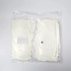 9” 12” White Class 1000 Cleanroom Waterproof Nitrile Gloves Smooth Texture Powder Free Eco Friendly