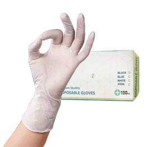 9 Inch Disposable Nitrile Gloves White Powder Free Household Gloves for Food Industrial Use
