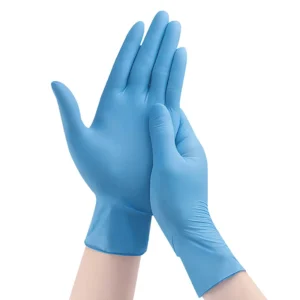 9 Inch Latex Free Powder Free Sterile Medical Exam Food Grade Industrial Cleaning Disposable Nitrile Gloves Smooth Texture