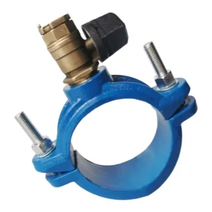 90*25 Ductile Iron Saddle Clamp for PVC Pipe Iron Saddle Clamp