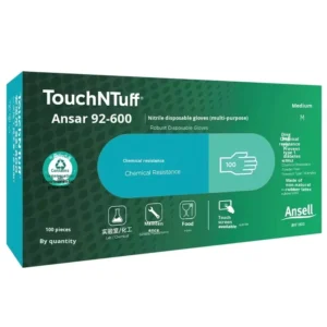 92-600 Disposable Nitrile Rubber Gloves Food Grade Chemical & Wear Resistant Laboratory & Food Handling