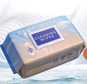 99.9% Pure Eco Friendly Water Wet Wipes Alcohol Free Unscented Hypoallergenic Non Woven Antibacterial Individually Wrapped 80pcs