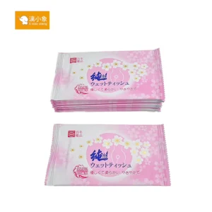 99.9% Water Antibacterial Hand Tissue Eco Friendly Soft Scented Non Woven Material Individually Wrapped Wet Wipes for Home Hotel