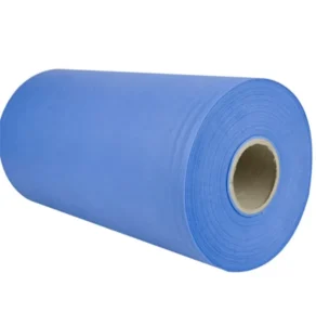AAMI Level SS SMS Medical Non Woven Fabric 40 Gsm 45 Gsm Blue 1.6m 2.4m Waterproof Anti Static for Hospital Surgical Gown
