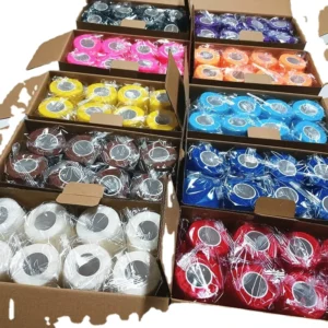ACQ 2 Inches Fitness Wrist Wraps Support Non Woven Elastic Cohesive Bandages Football Hand Grips Sports Tape Gym Straps Training
