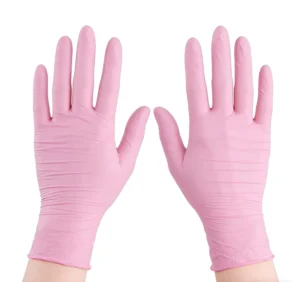 AIC AM01010 3.5Mil Thick Disposable Nitrile Gloves 100Pcs Latex Free Powder Free Silicone Free Smooth Texture