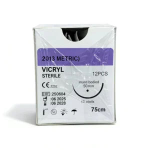 Absorbable Braided Sterile Eo Sterilized Violet Undyed Medical Grade Vicryl for Clinical Use