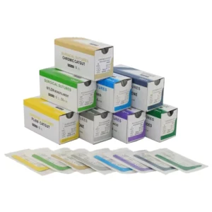 Absorbable CE Certified Class I Surgical Sutures Nylon Monofilament and Vicry Materials