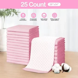 Absorbent Fluff Protective Bed Pee Pads Chucks Pads Disposable Underpads Incontinence Chux Pads for Babies Kids Adults Elderly