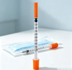 Accurate Dosing Pet Syringe 29G 30G 31G Needle Match 0.5ml 1ml Animal Insulin Use