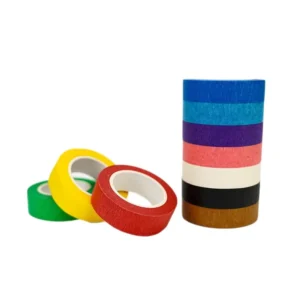Acrylic Crepe Paper Masking Tape for Art and Automotive Use Easy Tear Residue free High Temperature Resistance