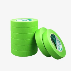 Acrylic Pressure Sensitive Masking Tape 60 Days UV Crepe Paper Waterproof No Edge Bleeds Green Painters Tape for House Painting